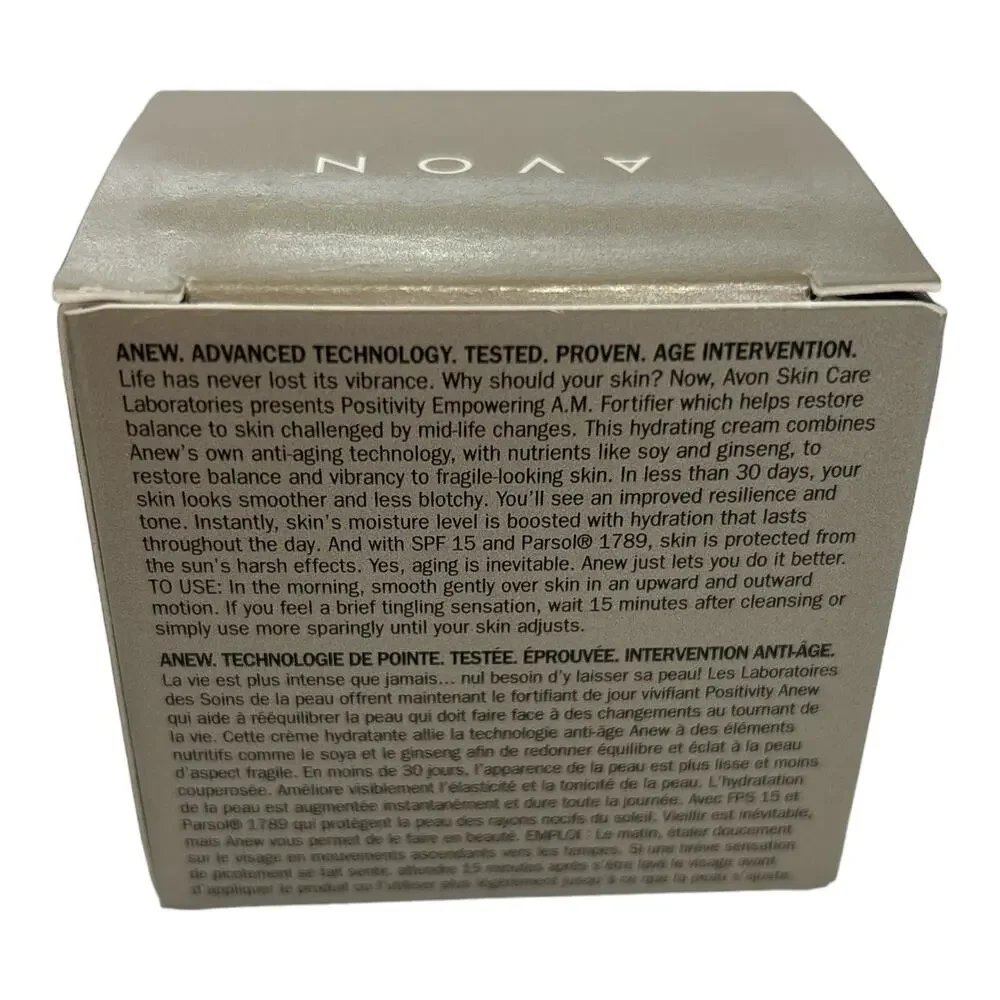 AVON ANEW Positivity Day & Night Replenishing Cream Set 1oz. Set of 4
